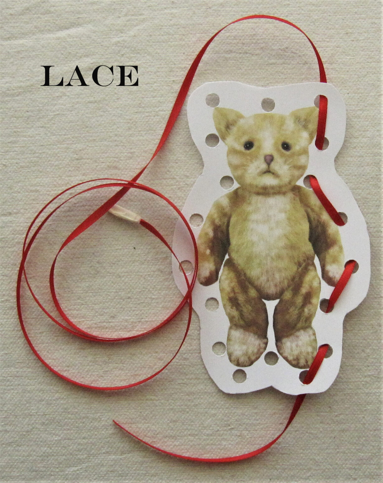 Lacing Cards Printable-Stuffed Animal Themed - Late Night Coffee
