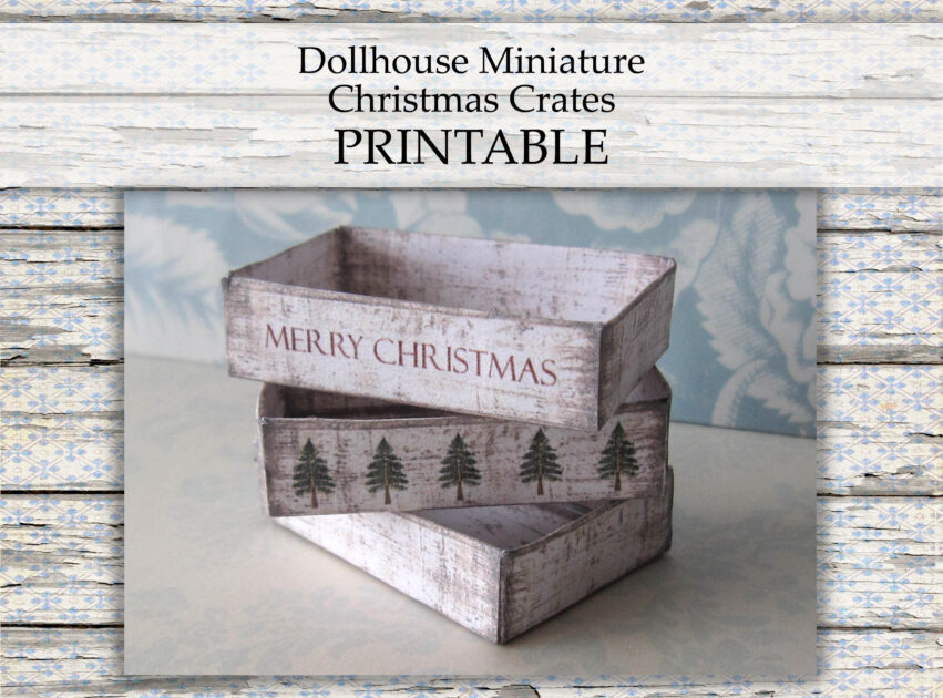 Dollhouse Miniature Printables - Late Night Coffee