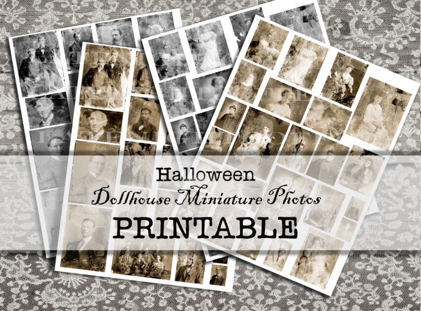 Dollhouse Miniature Printables - Late Night Coffee