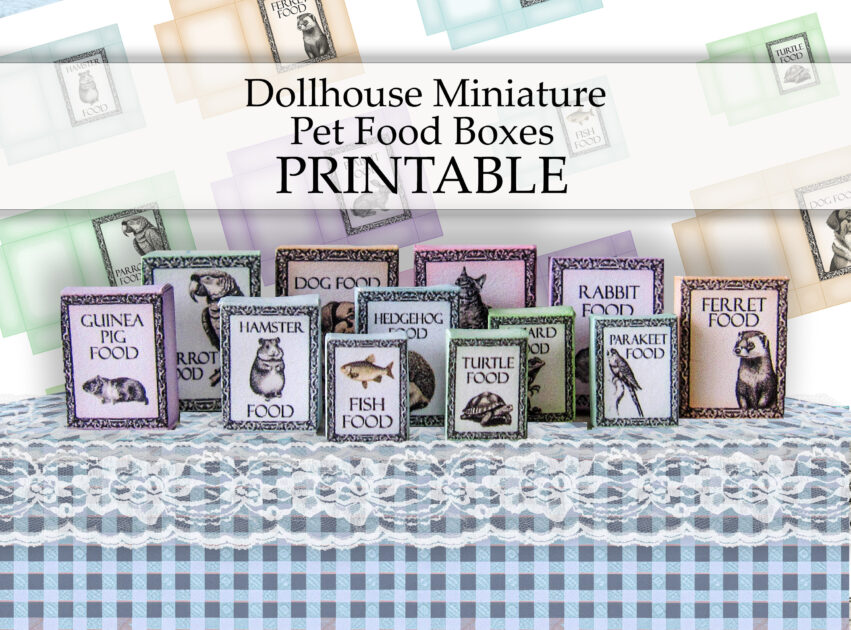 Dollhouse Miniatures Archives - Late Night Coffee